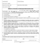 Affidavit For Termination Of Child Support Mo Fill Out And Sign