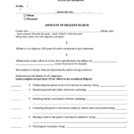 Affidavit Of Diligent Search Henry County Probate Court Printable Pdf
