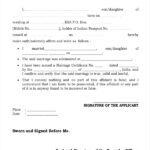 Affidavit Of Support Marriage Sample Letter For Your Needs Letter