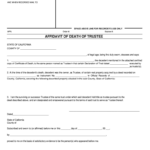 California Affidavit For Death Of Trustee Fill Out And Sign Printable
