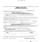 Cuyahoga County Ohio Affidavit Of Trustee Form Download Fillable PDF