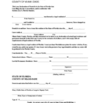 Declaration Of Domicile Miami Dade County Printable Pdf Download