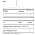 Domestic Relations Financial Affidavit Templates Word Excel Templates