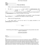 Fill Edit And Print Affidavit For Transferring Property After Death In