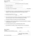 Fill Edit And Print Small Estate Affidavit For Personal Property Of