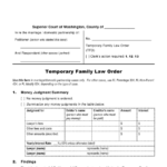 Form FL Divorce224 Download Printable PDF Or Fill Online Temporary