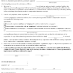 Form WC 134 Download Fillable PDF Affidavit Of Exemption For Workers