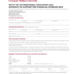 FREE 3 Affidavit Of Financial Support Forms In PDF