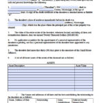 Free Mississippi Small Estate Affidavit Form PDF Word