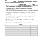 Free Mississippi Small Estate Affidavit Form PDF WORD