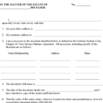 Free New Mexico Small Estate Affidavit Form PDF 7KB 2 Page s