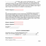 Free North Carolina Self Proving Affidavit Form PDF Word EForms