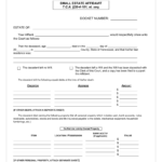 Free Tennessee Small Estate Affidavit PDF EForms