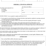 Free Vermont Financial Affidavit Income And Expenses Form PDF 70KB