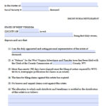 Free West Virginia Affidavit Of Heirship Form PDF Word