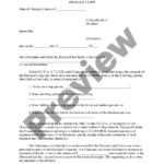 Georgia Banking Affidavit Of Surviving Relative Ga Affidavit US