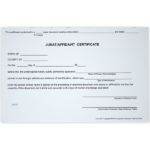 Jurat Affidavit Notary Certificates Corp Connect