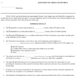 Marital Status Affidavit Nc