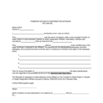 OH Transfer On Death Confirmation Affidavit Complete Legal Document