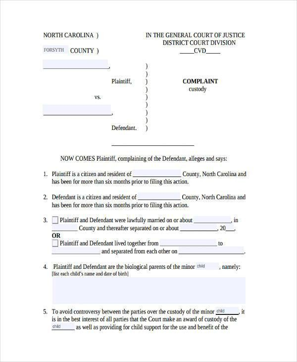 Separation Agreement Template NC Separation Agreement Template 