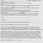 Small Estate Affidavit California Form Small Estate