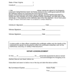 West Virginia Self Proving Affidavit Form EForms Free Fillable Forms